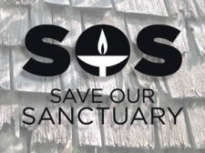 SOS logo showing shingle damage